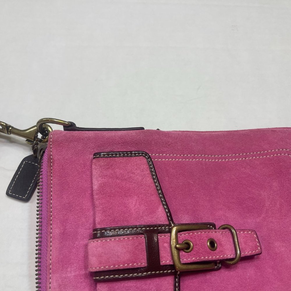 Coach Pink Suede Small Crossbody bag - Picture 11 of 16